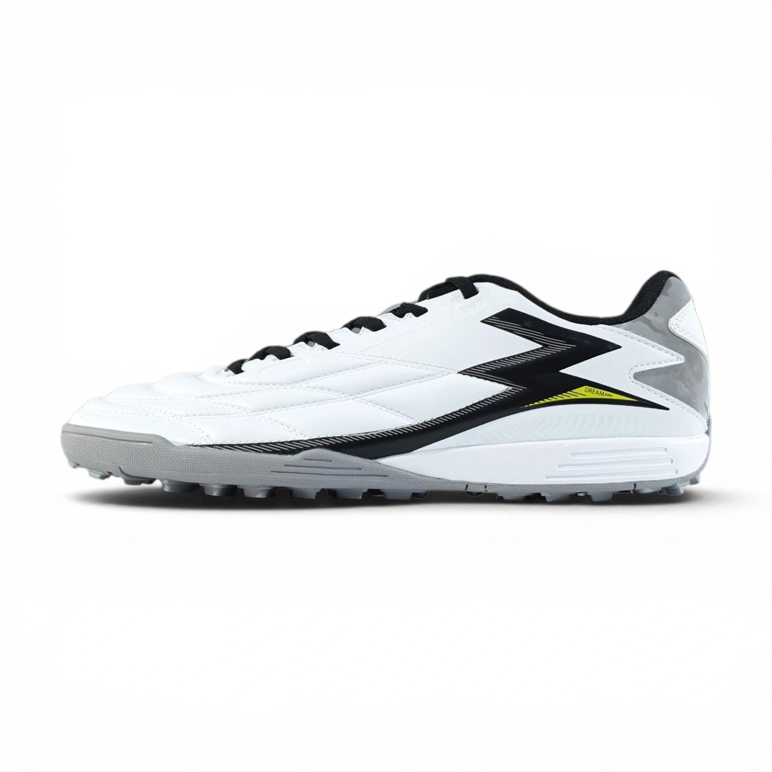 361° Men's Professional Soccer Shoes Obsidian Black – Anti-Slip Football Boots for Artificial Grass & Turf