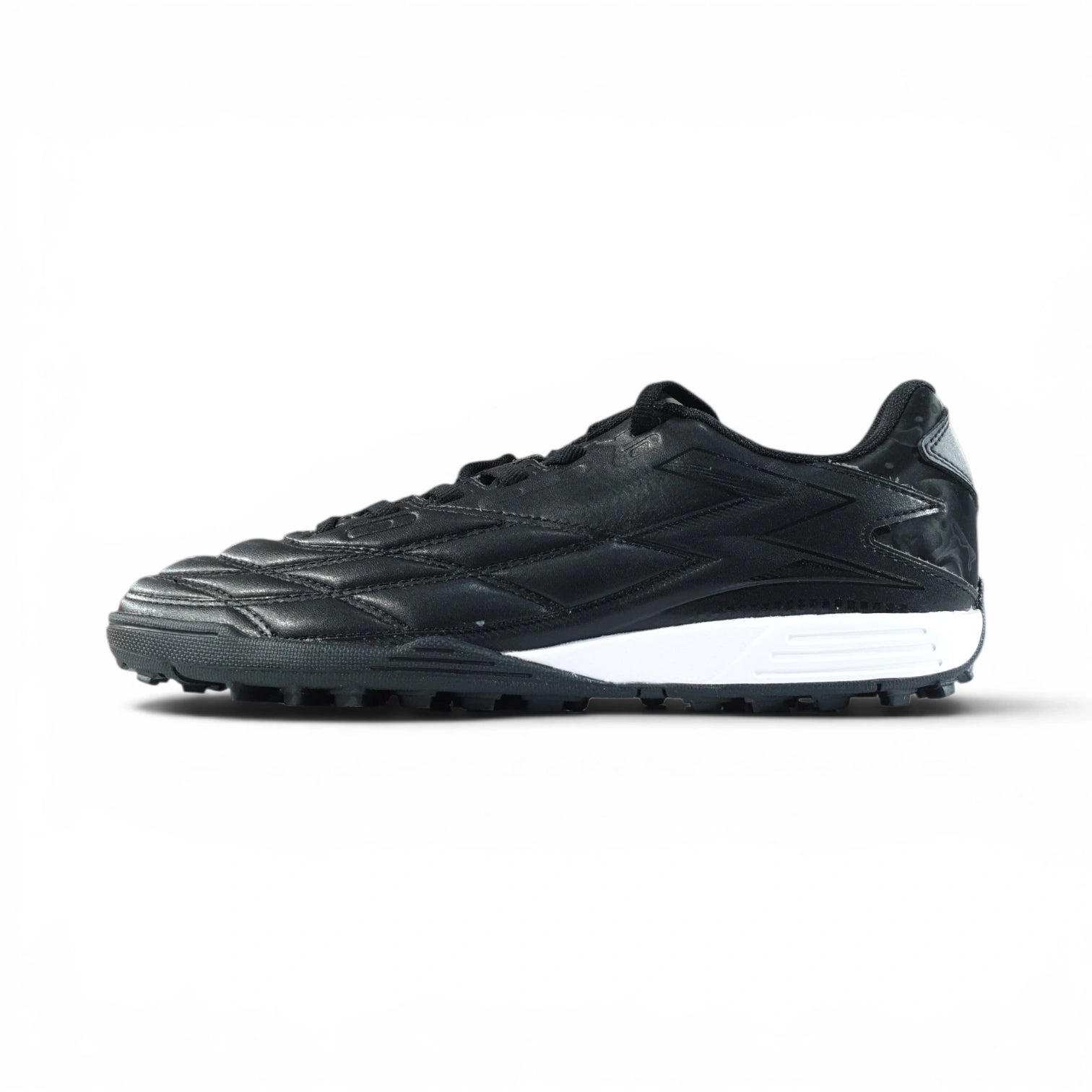 361° Men's Professional Soccer Shoes Obsidian Black – Anti-Slip Football Boots for Artificial Grass & Turf