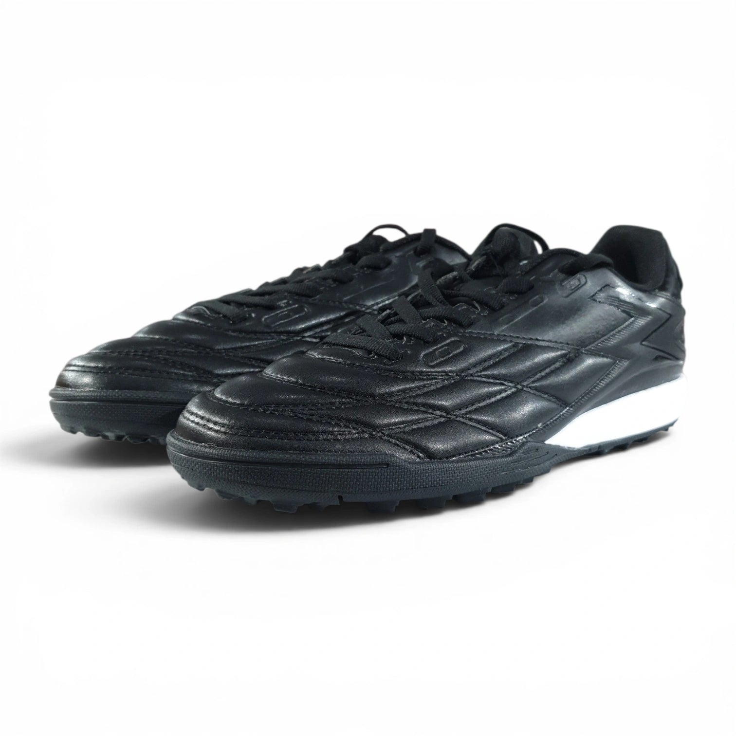 361° Men's Professional Soccer Shoes Obsidian Black – Anti-Slip Football Boots for Artificial Grass & Turf