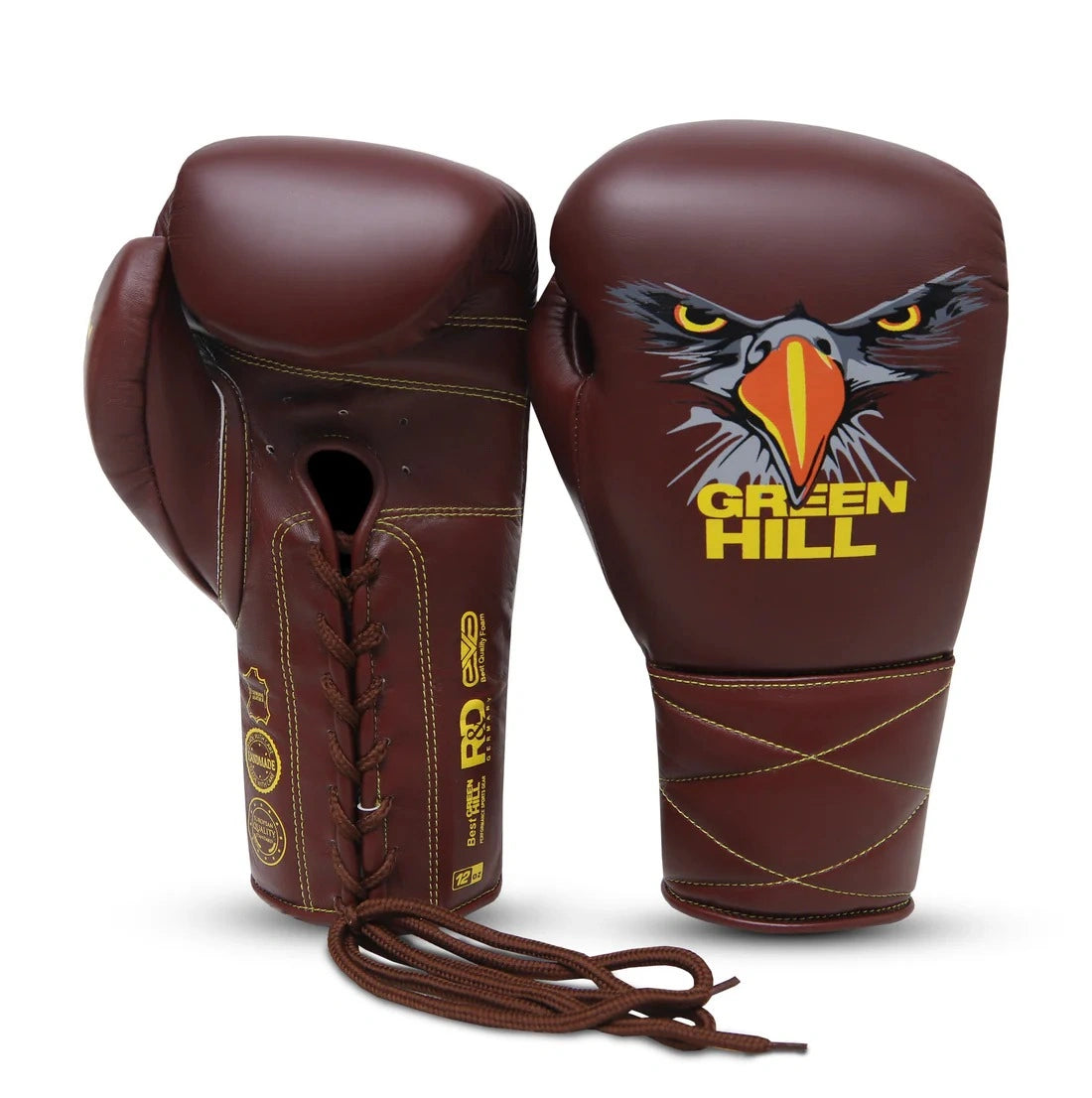 Green Hill Eagle Eye Uniswift Handmade Leather Boxing Gloves – Premium Training & Sparring Gloves
