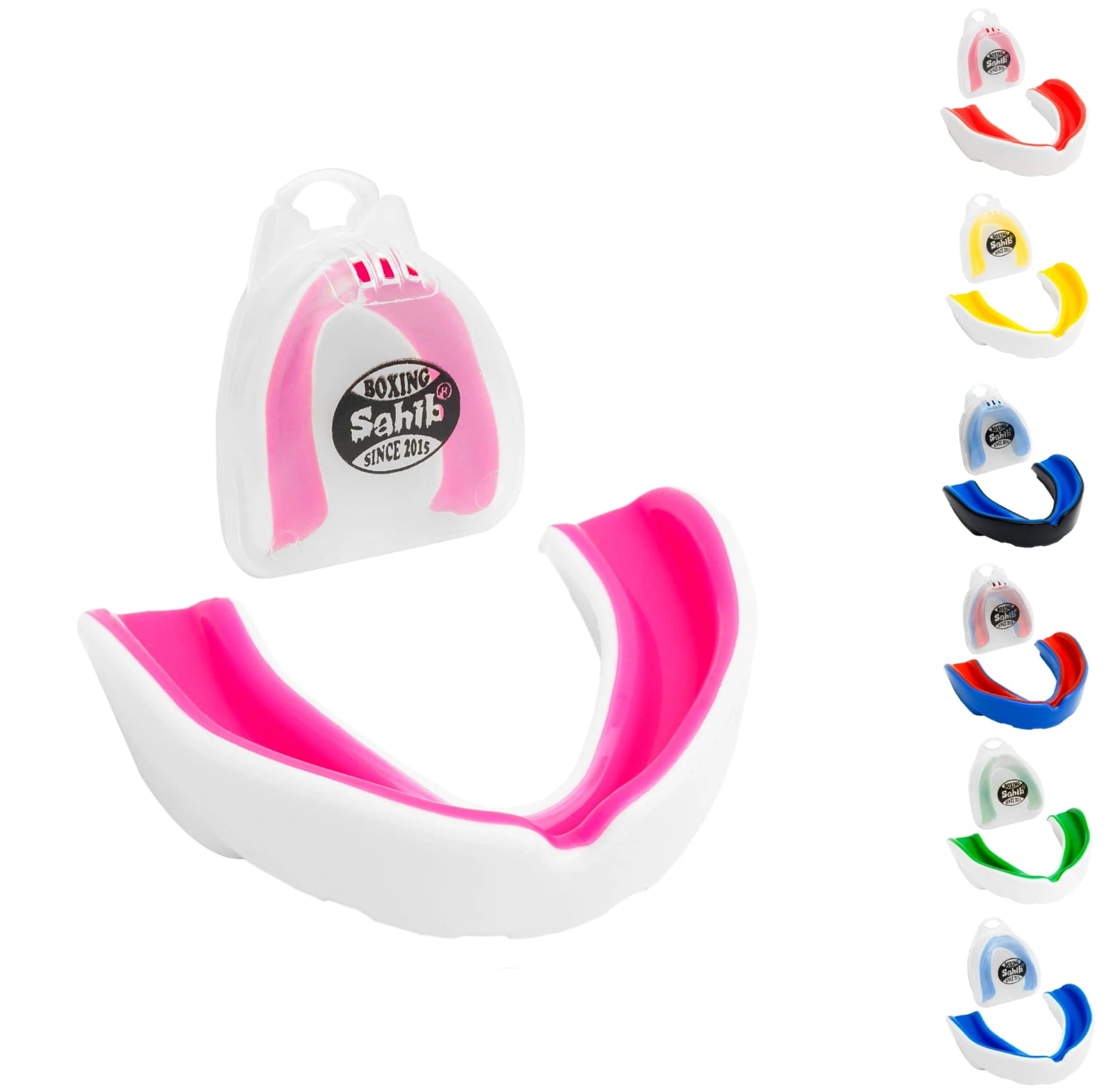 Sahib Dual Layer Mouth Guard – Gum Shield for Boxing Training & Sparring Protection
