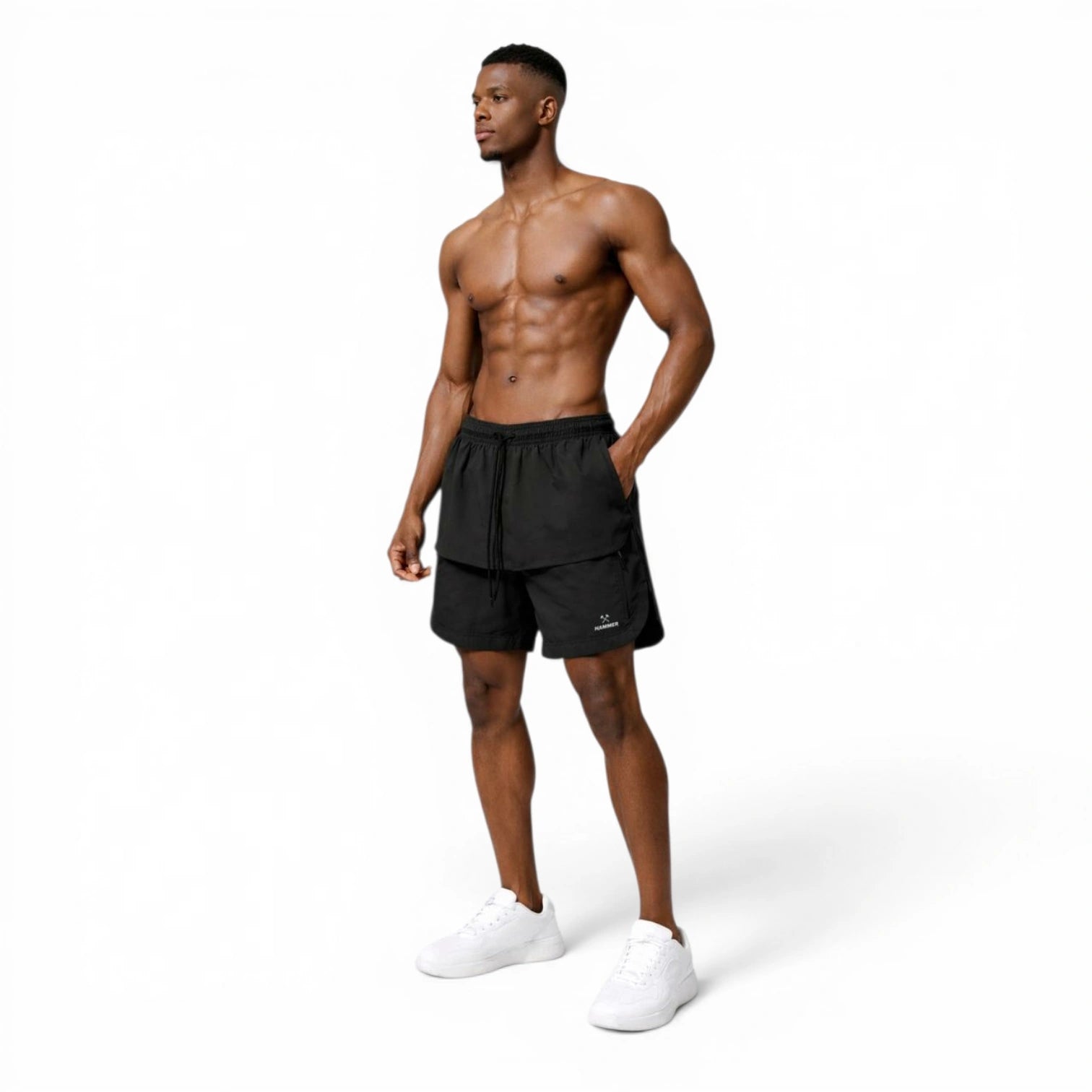 Hammer Momentum Active Shorts with Inner Net Liner – Lightweight Training Shorts for Gym & Fitness