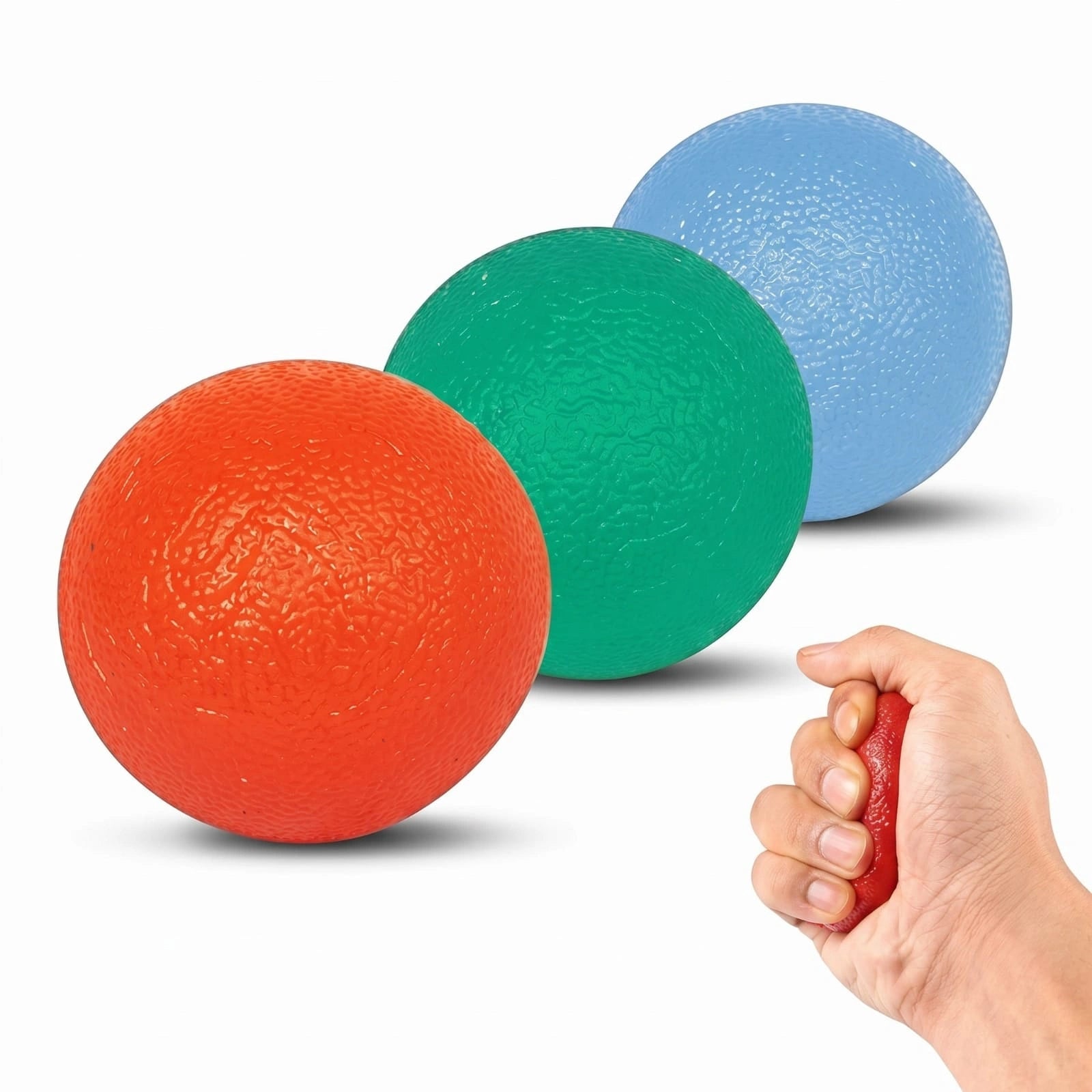 Sportex Jelly Ball – Soft Squeeze Stress Relief Ball for Hand Exercise & Grip Training