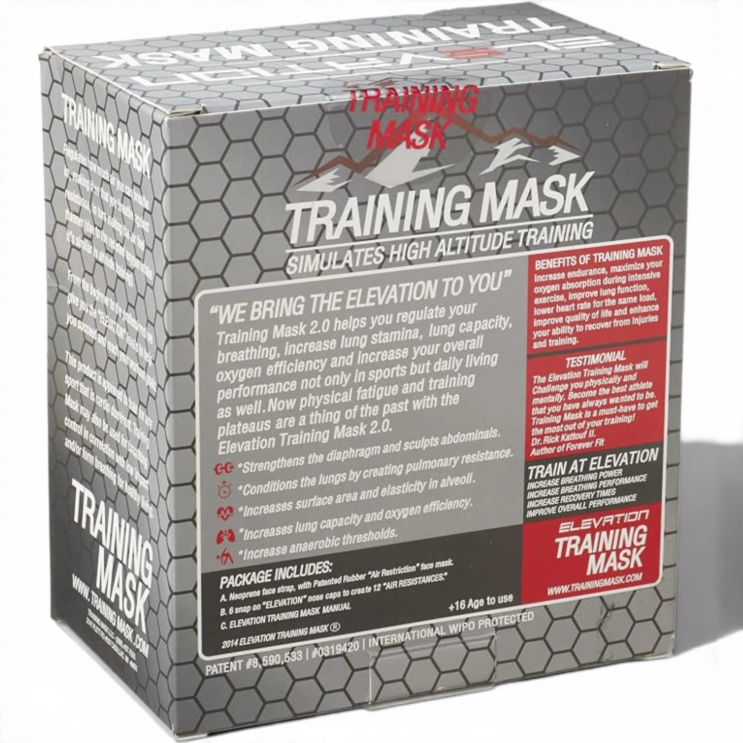 Unisex Training Mask – Adjustable Fitness Breathing Mask for Running, Cardio & High-Intensity Workouts