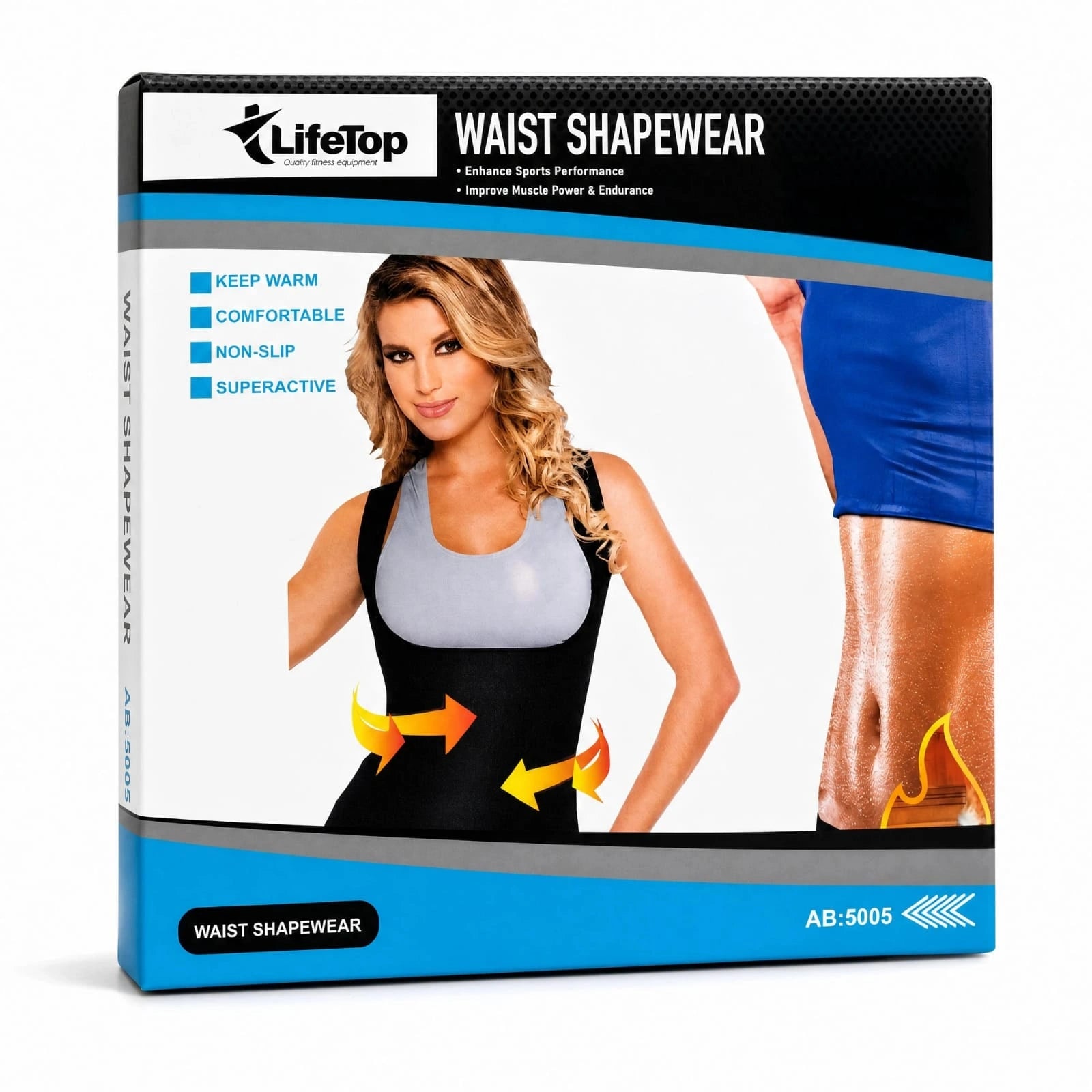 Sportex Women's Waist Shapewear – One Size Fitness Waist Support Belt
