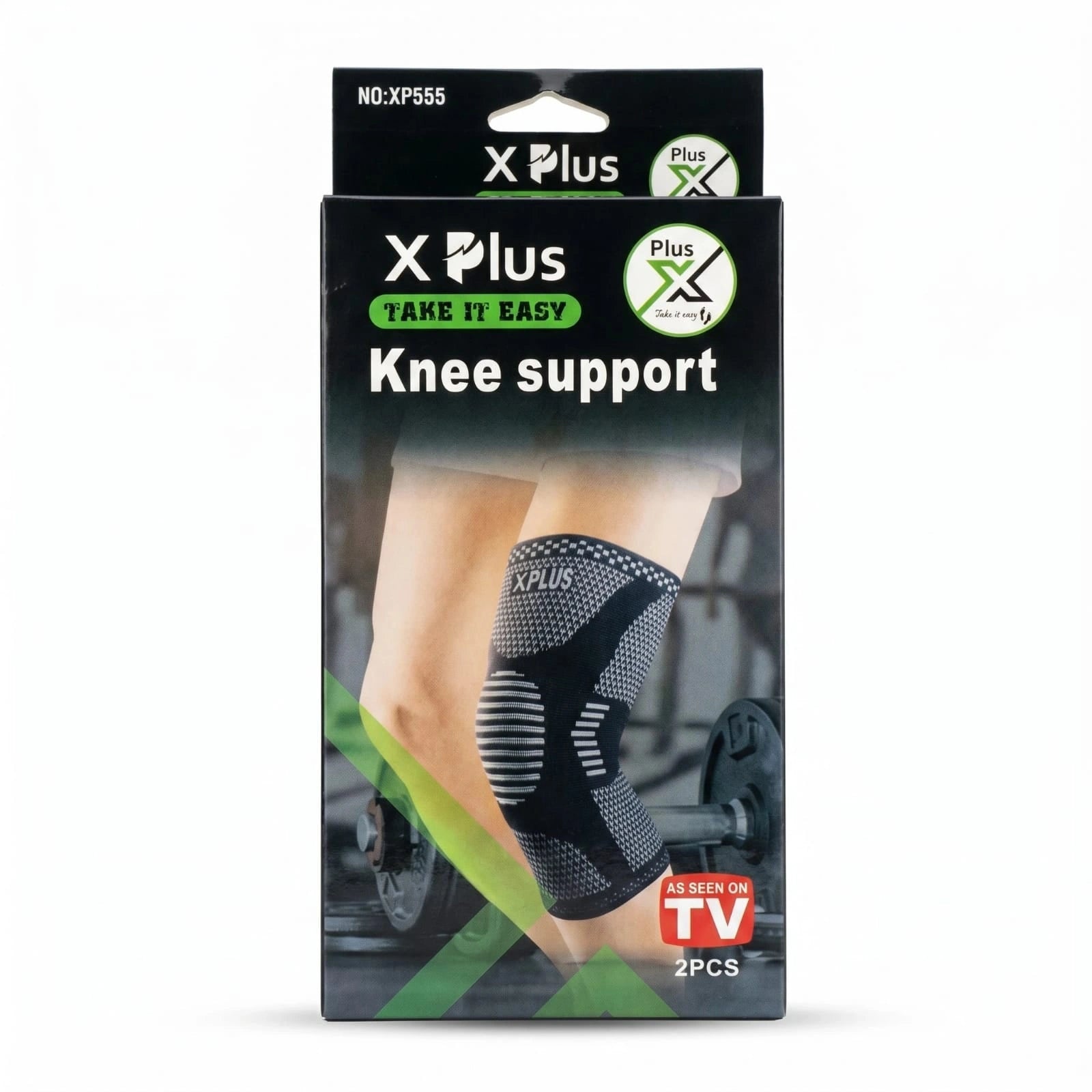 XPLUS Knee Support – Compression Knee Brace for Sports, Running & Fitness Training
