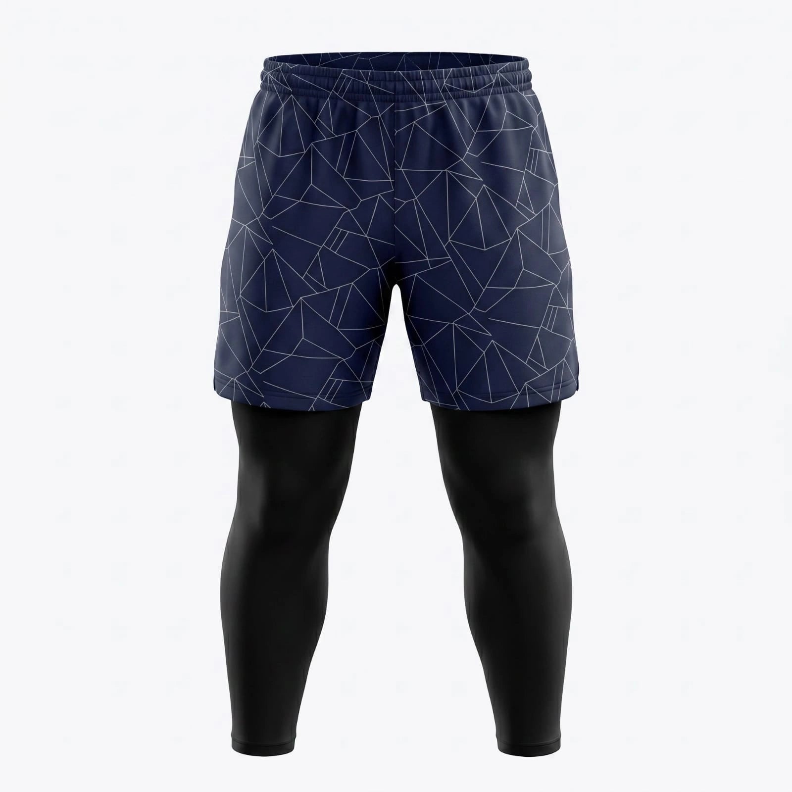 Azol Men's 2-in-1 Sports Shorts with Compression Liner – Performance Training Shorts