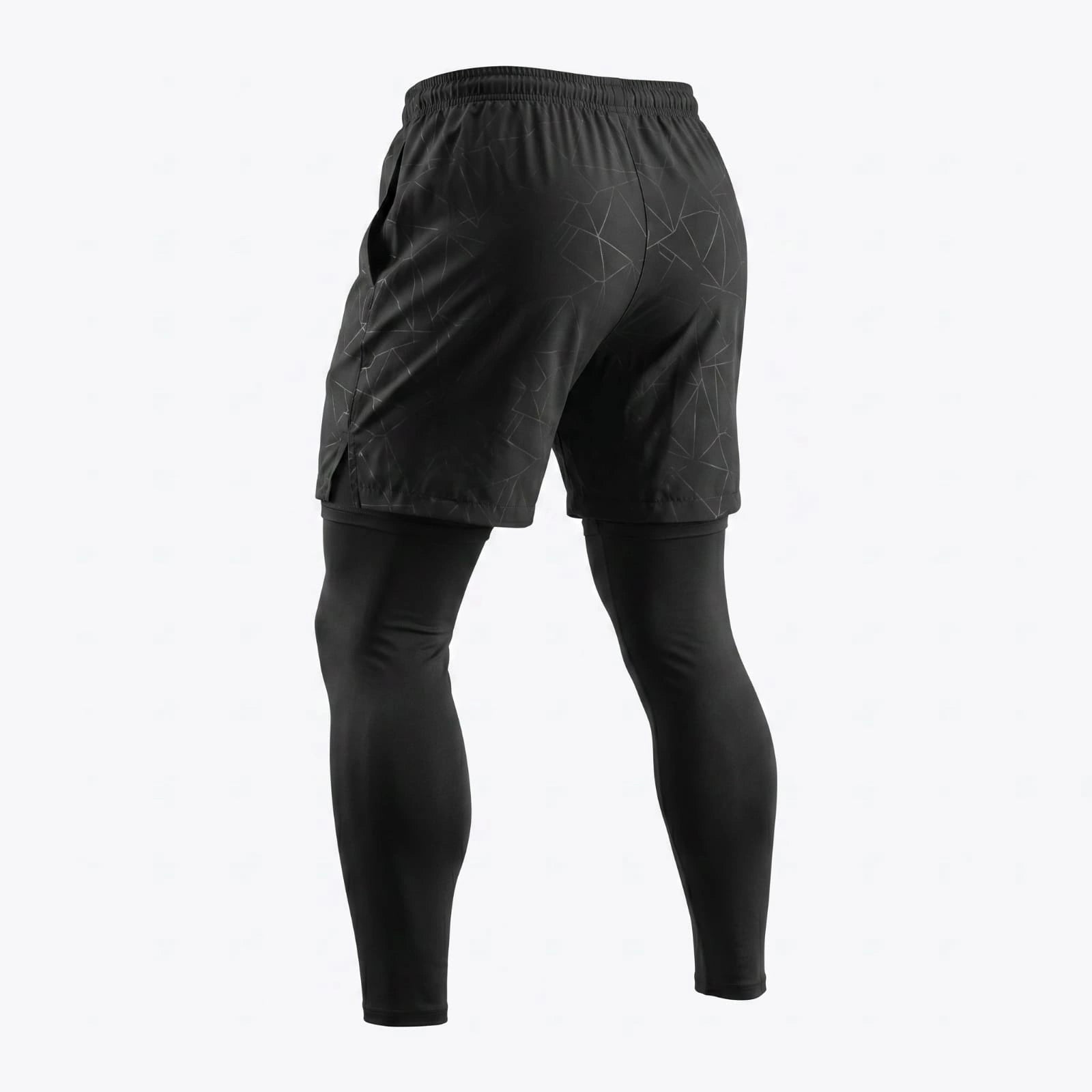 Azol Men's 2-in-1 Sports Shorts with Compression Liner – Performance Training Shorts