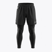 Azol Men's Sports Shorts with Compression Liner – Lightweight Performance Training Shorts