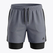 ADATTO Men's Sports Shorts – 95% Polyester 5% Spandex Stretch Performance Shorts
