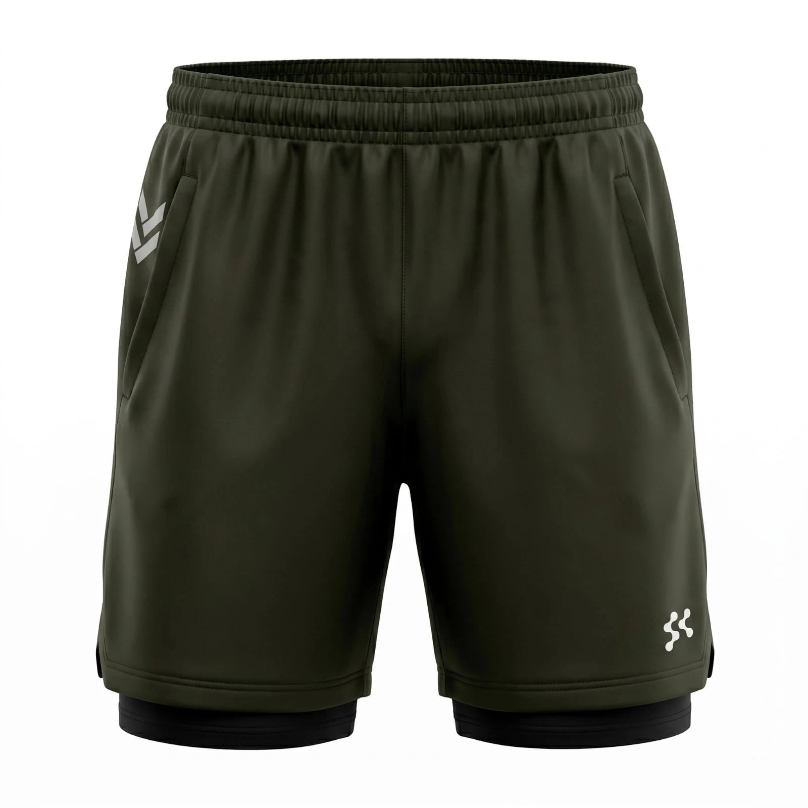 Azol Men's Sports Shorts – 100% Polyester Lightweight Performance Athletic Shorts