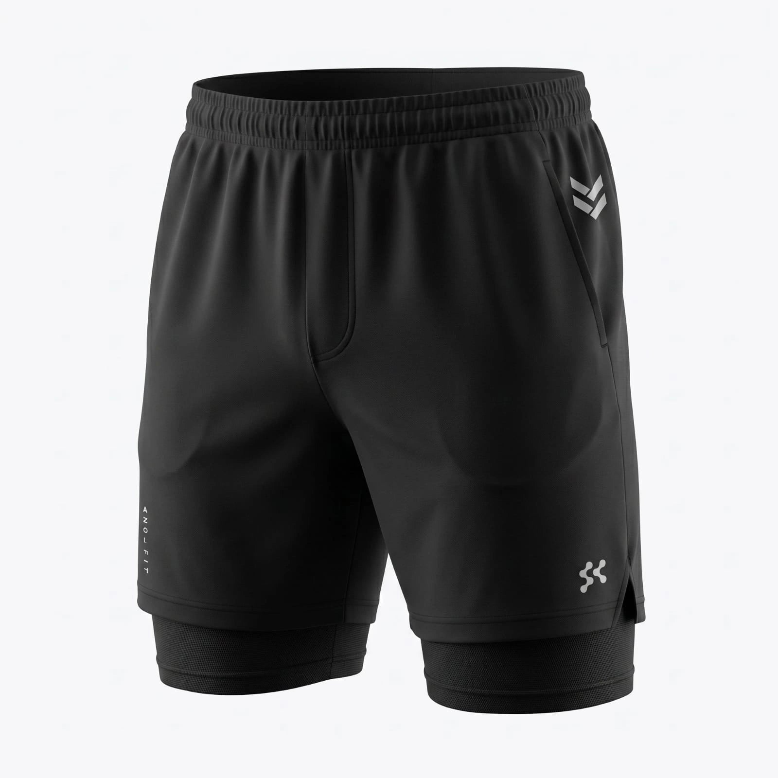 Azol Men's Sports Shorts – 100% Polyester Lightweight Performance Athletic Shorts