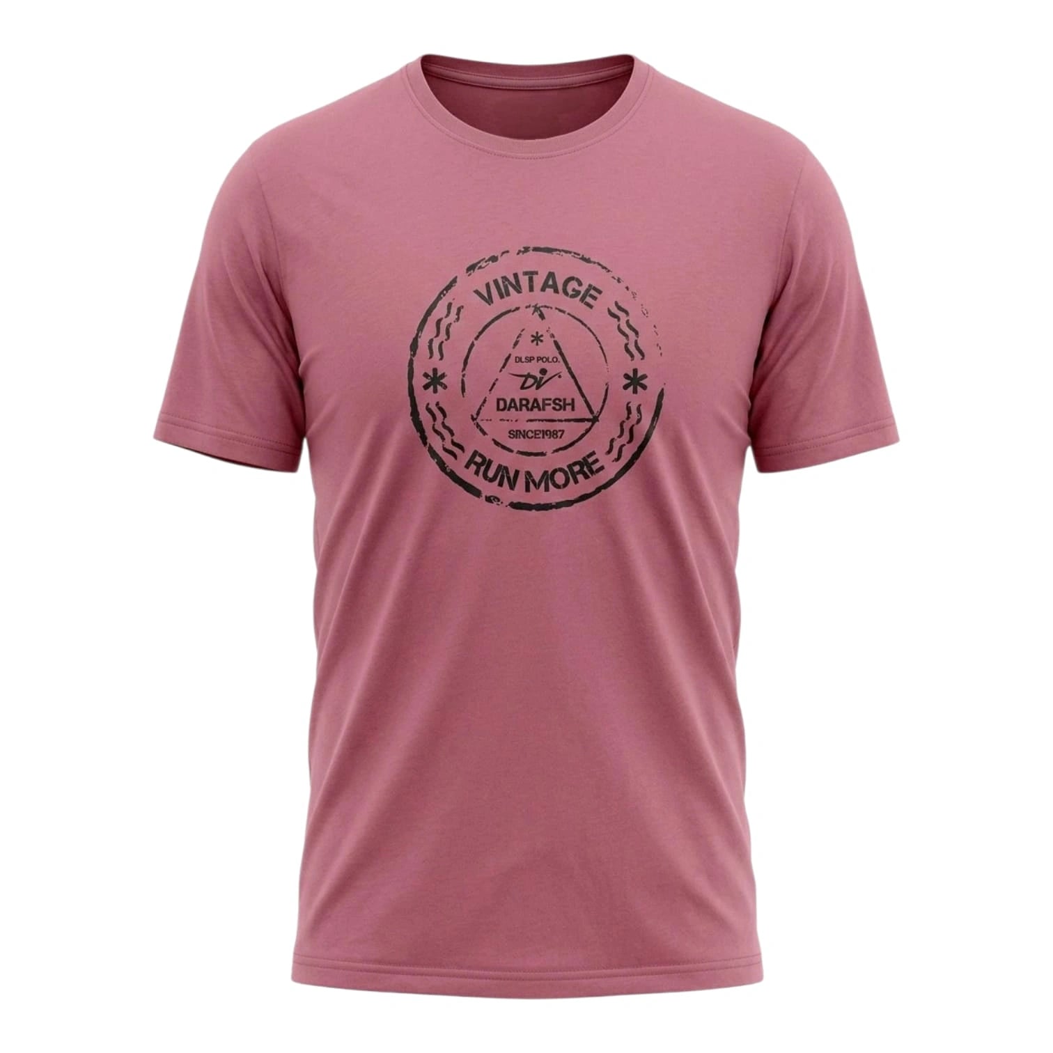 Darafsh Men's T-Shirt – 100% Cotton Soft Breathable Casual & Sports Tee
