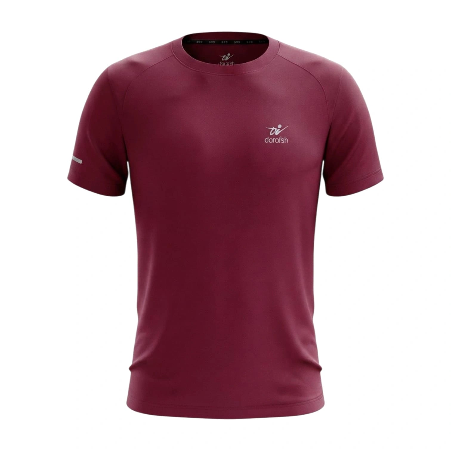 Darafsh Men's Sports T-Shirt – 100% Polyester Lightweight Performance Tee