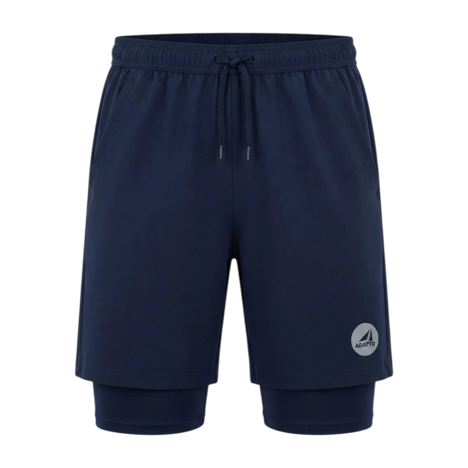 ADATTO Men's 2-in-1 Sports Shorts – Performance Shorts with Inner Stretch Compression Layer