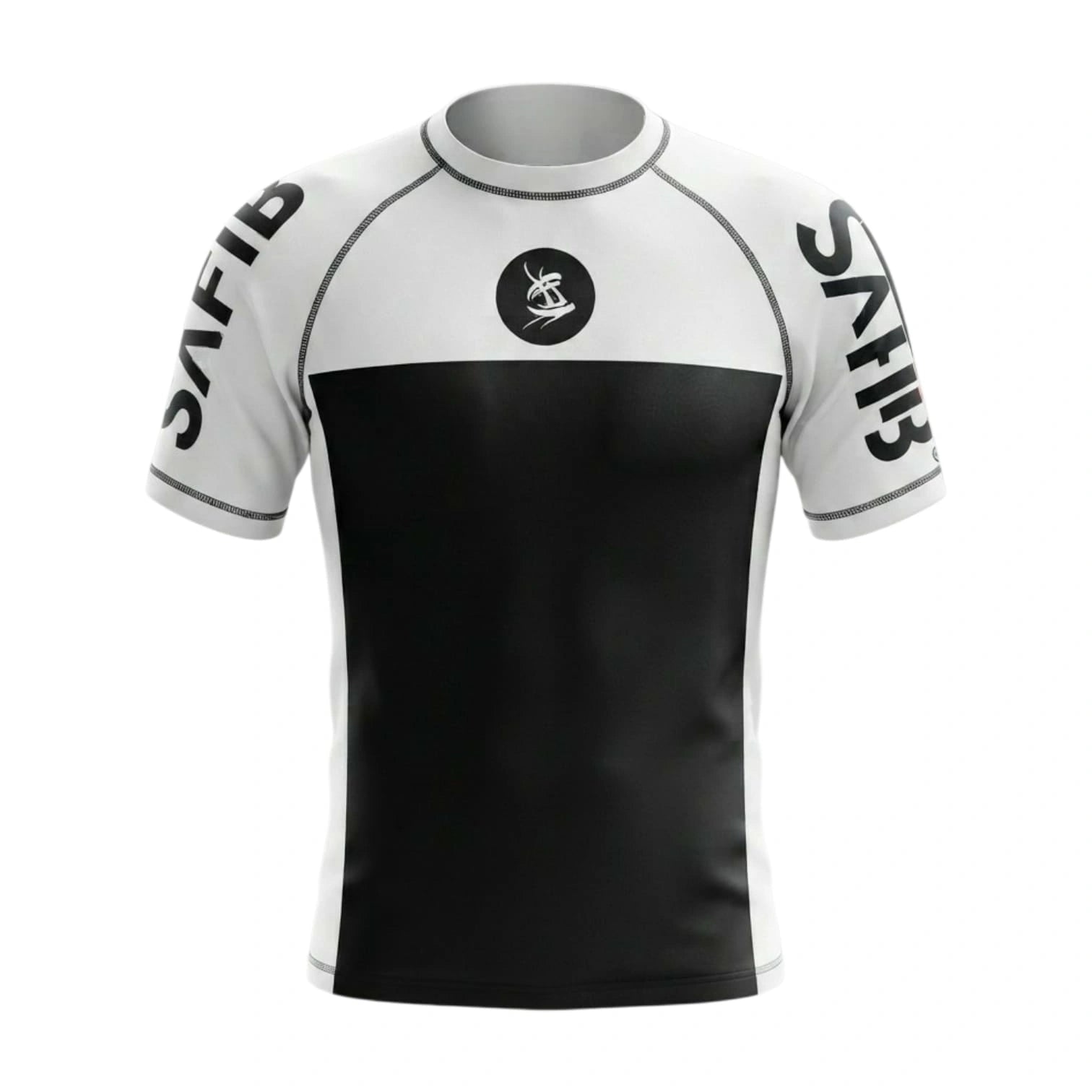 SAHIB Rash Guard T-Shirt – Performance Compression Training & Water Sports Shirt