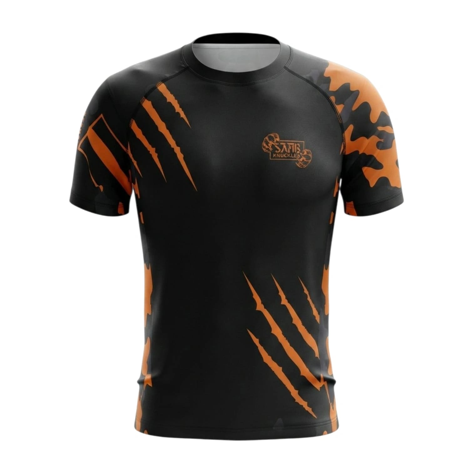 SAHIB Knuckles Rash Guard – Long Sleeve Compression Performance Sports Shirt