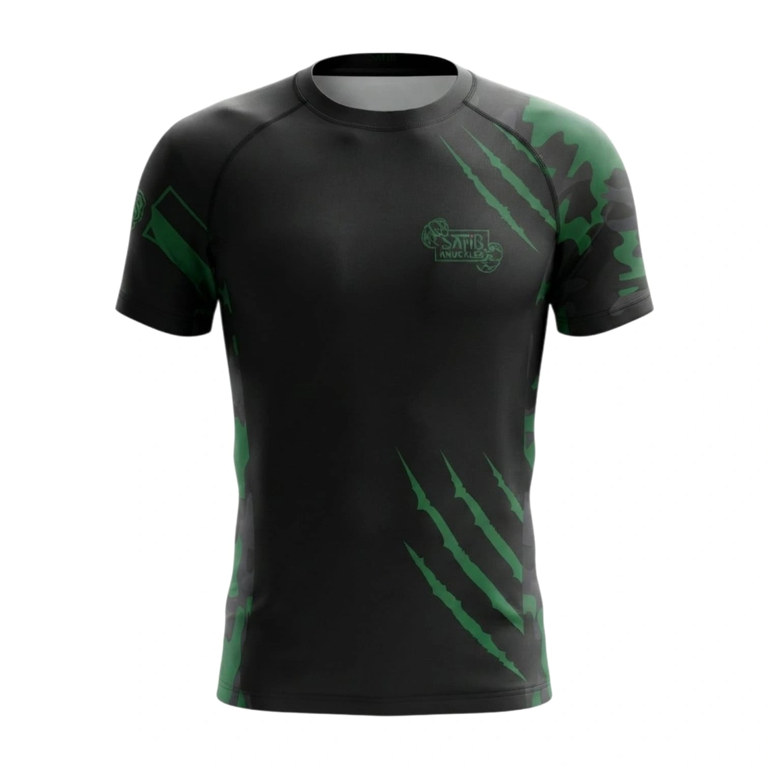 SAHIB Knuckles Rash Guard – Long Sleeve Compression Performance Sports Shirt