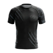 SAHIB Knuckles Rash Guard – Long Sleeve Compression Performance Sports Shirt
