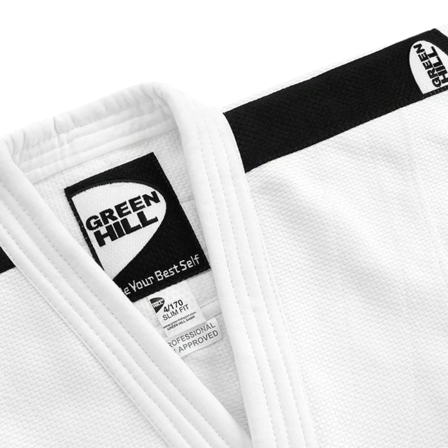 Green Hill Semi Competition Judo Gi – 650 GSM 100% Cotton Blue Judo Suit for Training & Competition