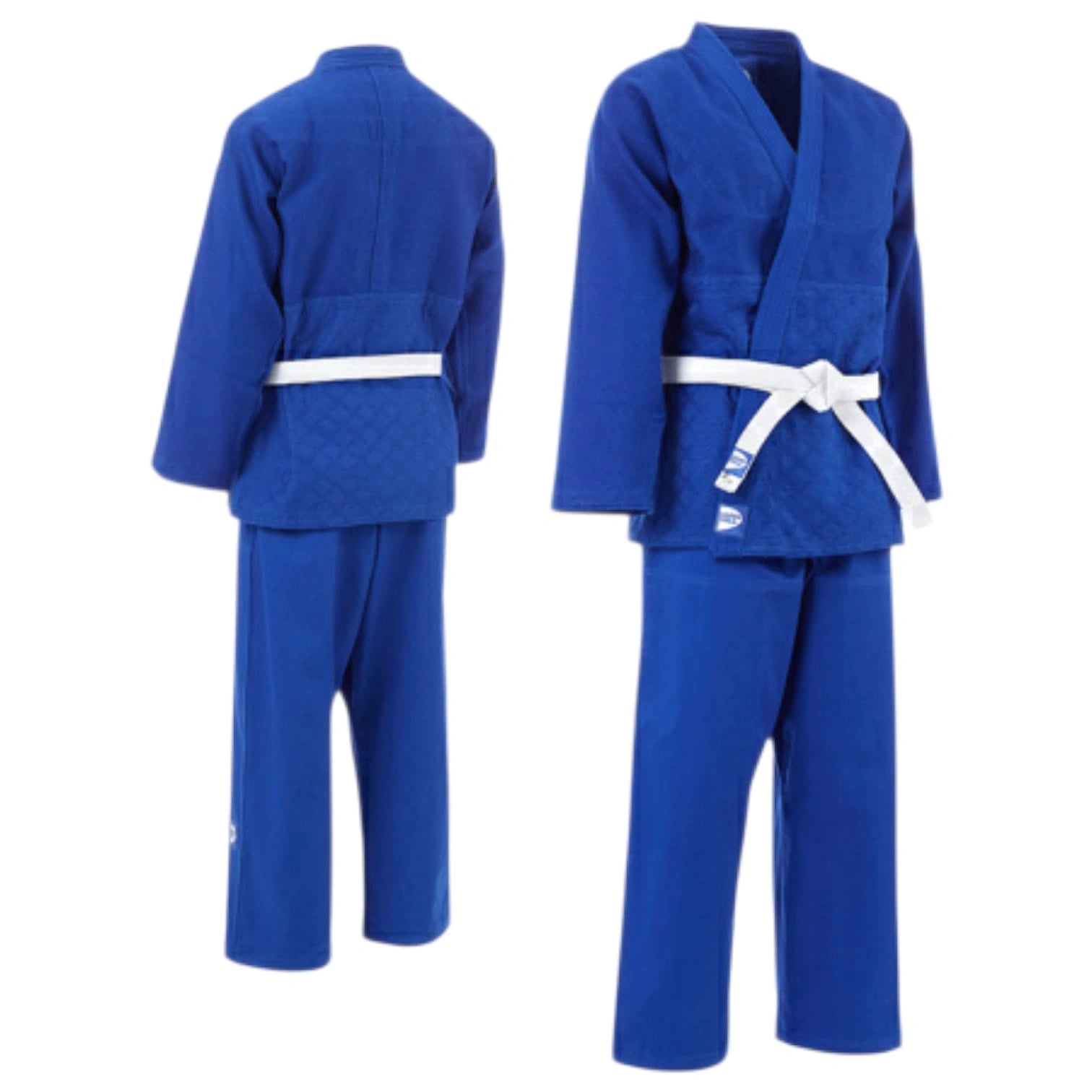 Green Hill Semi Competition Judo Gi – 650 GSM 100% Cotton Blue Judo Suit for Training & Competition