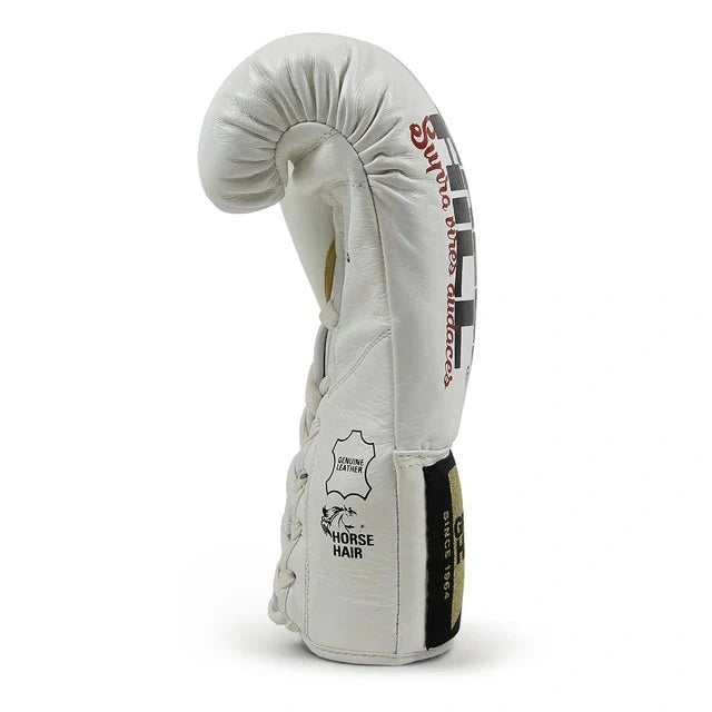Green Hill Professional Combat Boxing Gloves – Genuine Leather Lace-Up Gloves 8oz & 10oz