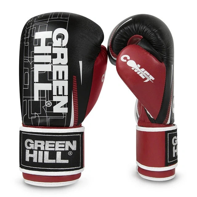 Green Hill Sparring Boxing Gloves – High-Density Foam Training Gloves with Velcro Closure