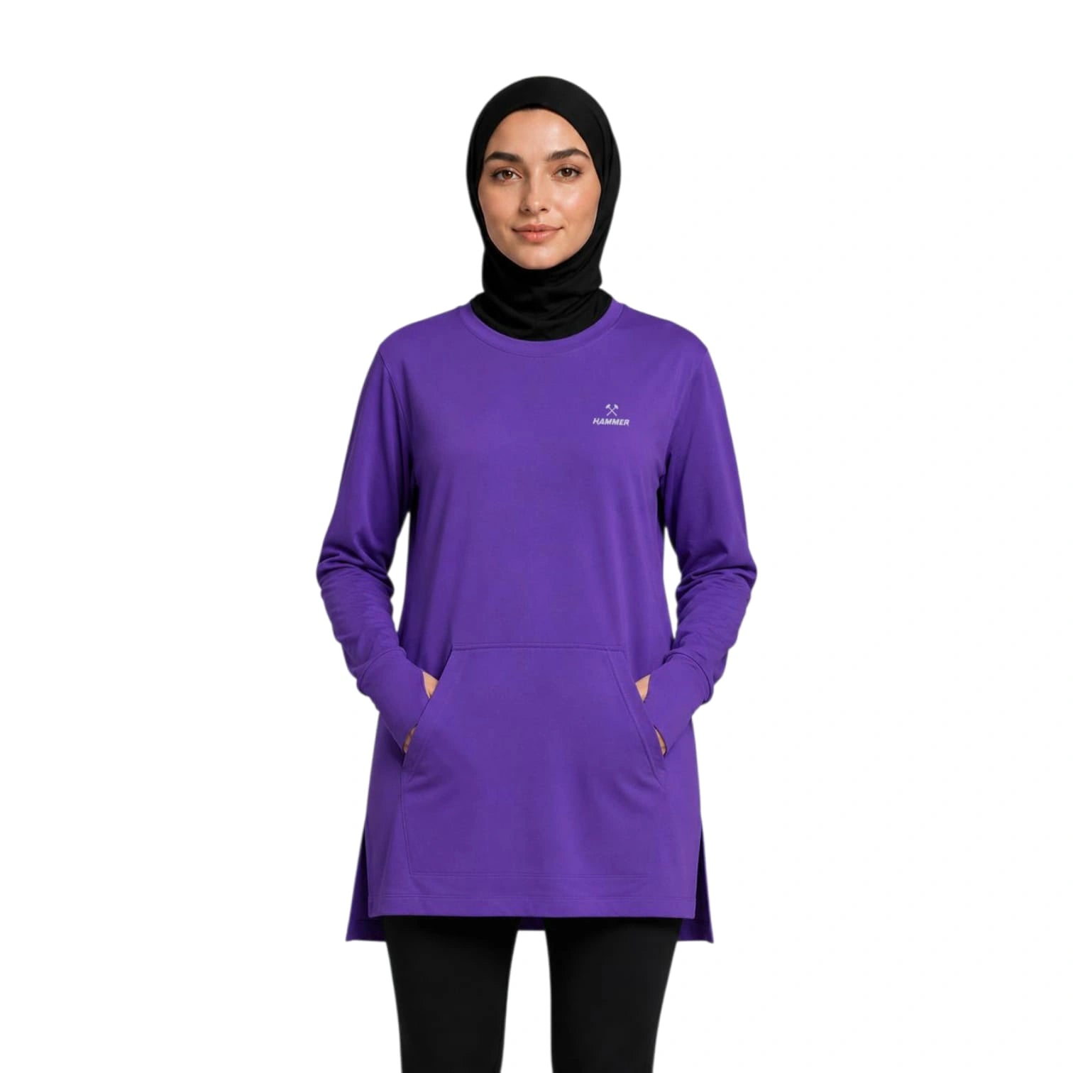 Hammer Impact Flow Long Sleeve T-Shirt – Women's 100% Polyester Vapourlite™ Performance Tee