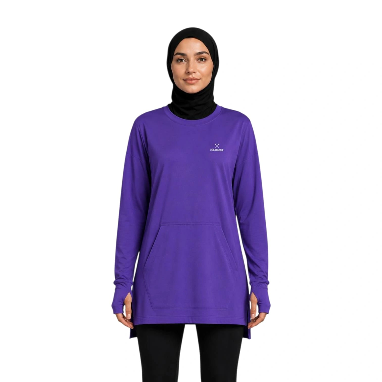 Hammer Impact Flow Long Sleeve T-Shirt – Women's 100% Polyester Vapourlite™ Performance Tee