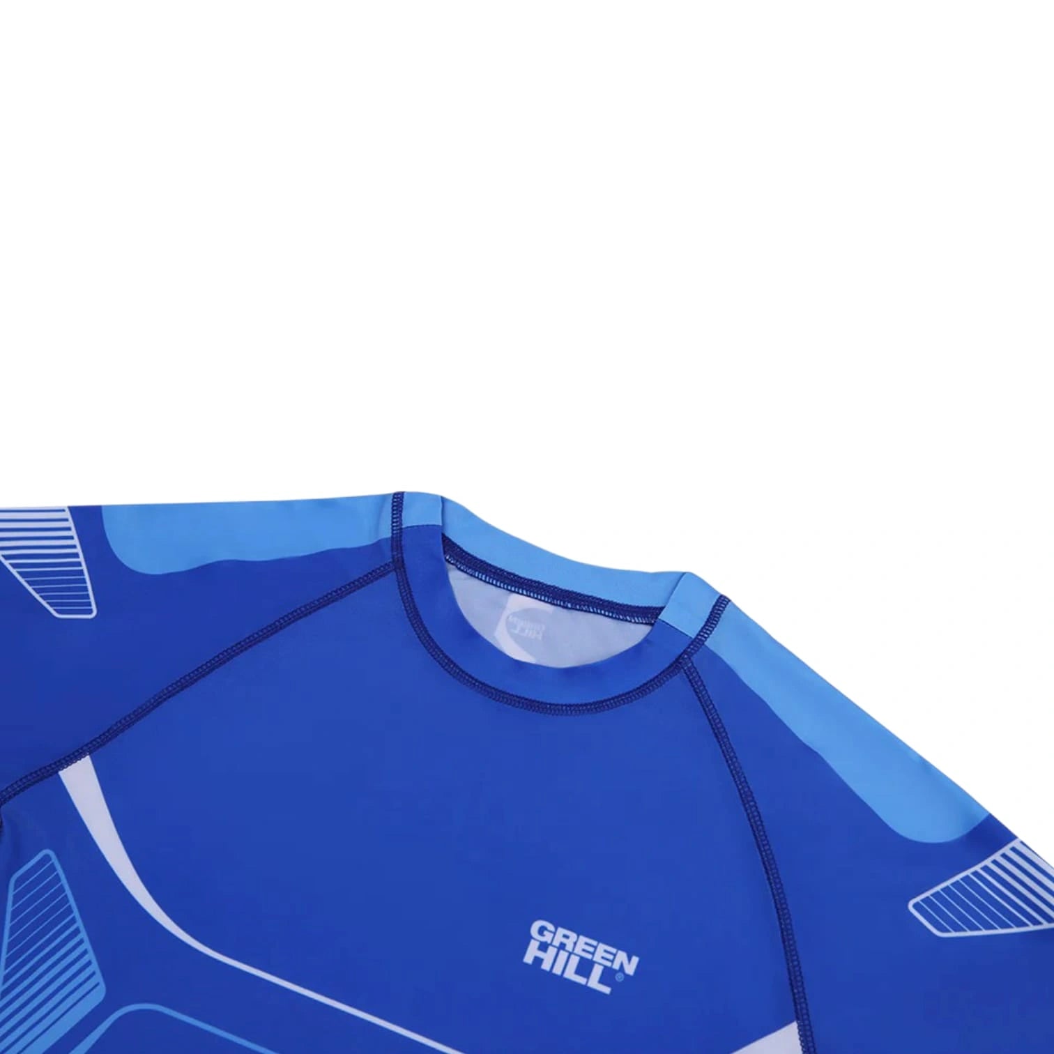 Green Hill IMMAF Approved Rash Guard – Polyester Lycra MMA Compression Training Shirt