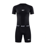 Green Hill Rash Guard & Stretch Shorts Set – MMA Compression Shirt & Fight Shorts Combo