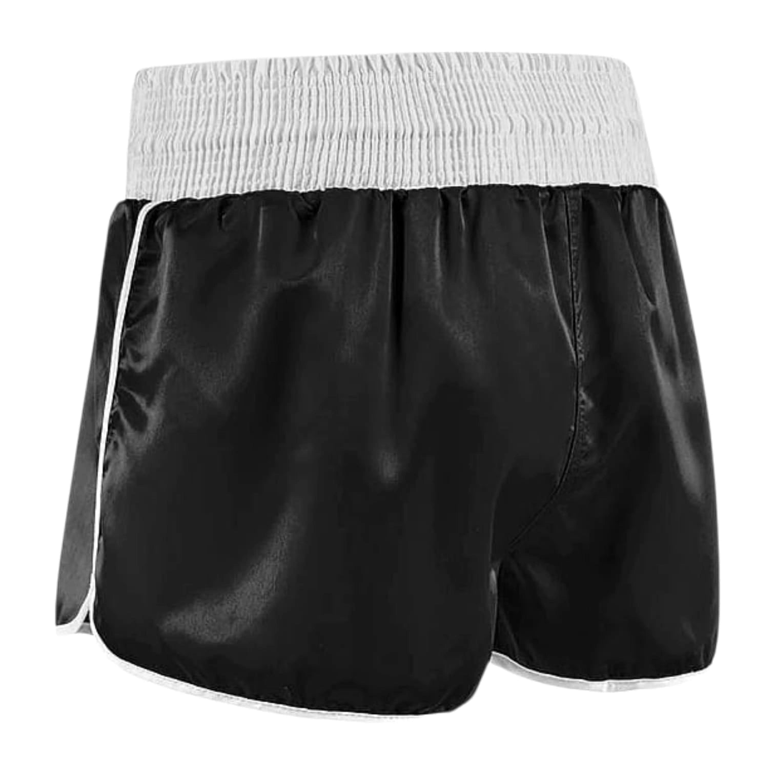 Green Hill Boxing Shorts – Satin Polyester Boxing Trunks for Training & Competition