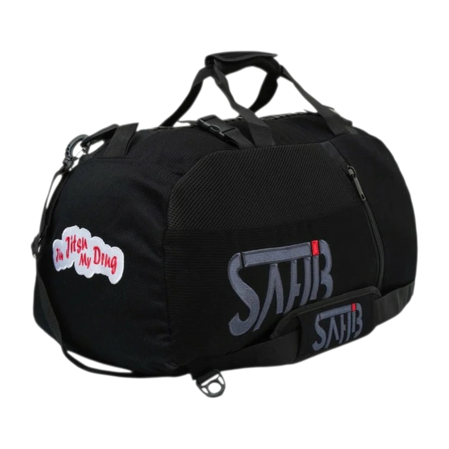 SAHIB BJJ Gym Bag – Pearl Weave Martial Arts Duffel Backpack for Jiu-Jitsu, MMA & Travel