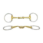 SAHIB Horse Verbindend Snaffle Bit – Double Jointed Lozenge Fat Mouth Bit for Horse Riding & Training