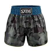 SAHIB Muay Thai Shorts – Lightweight Satin Kickboxing Shorts for Training & Competition