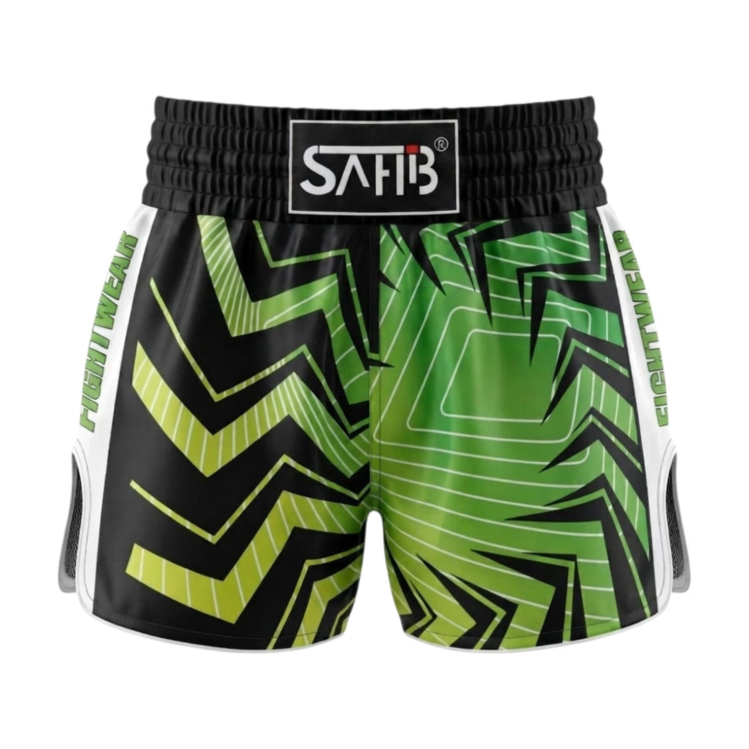 SAHIB Muay Thai Shorts – Premium Satin Fight Shorts for Muay Thai, Kickboxing & MMA