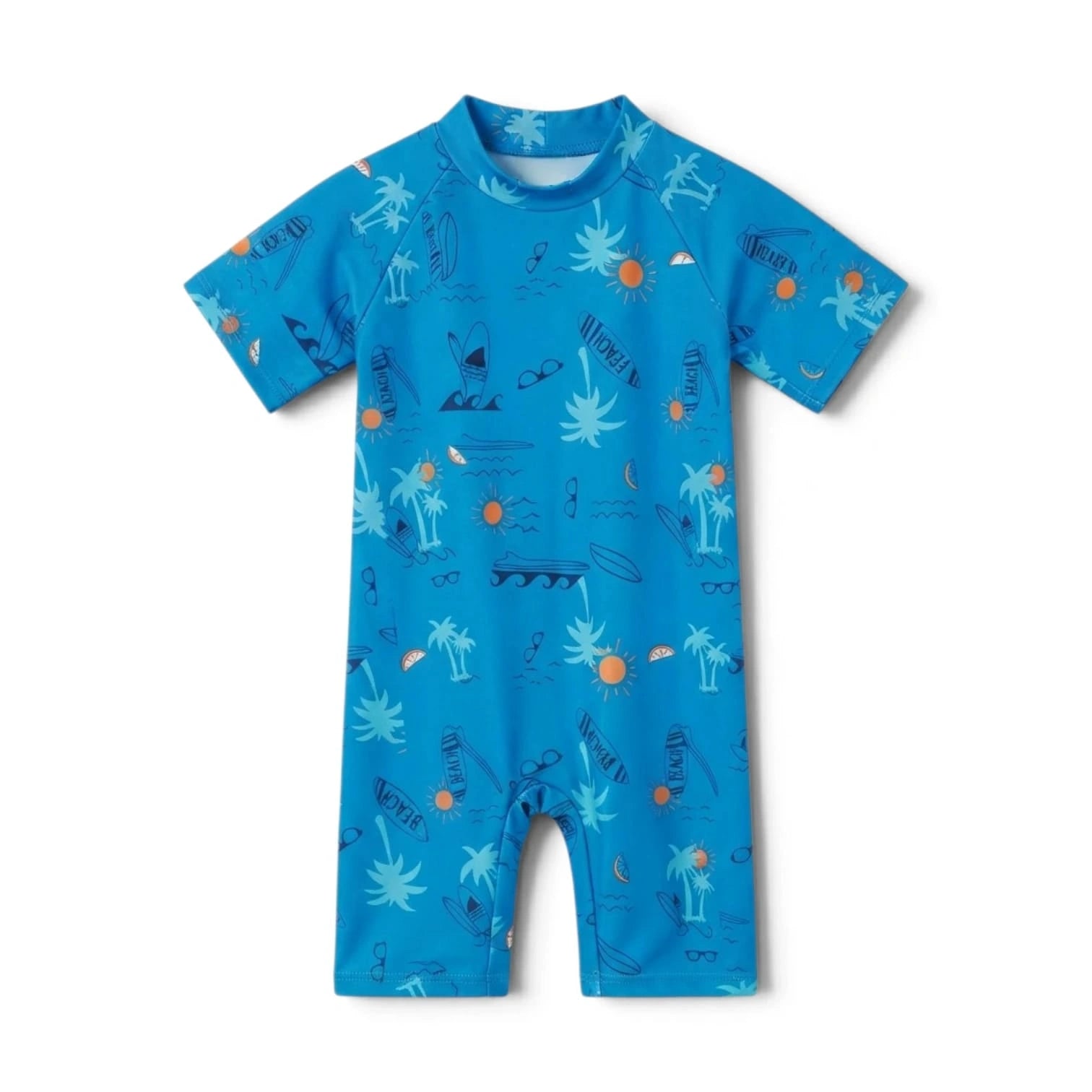 Forever Boys Swimming Suit with Swimming Cap – Quick-Dry Kids Swimwear Set for Pool & Beach