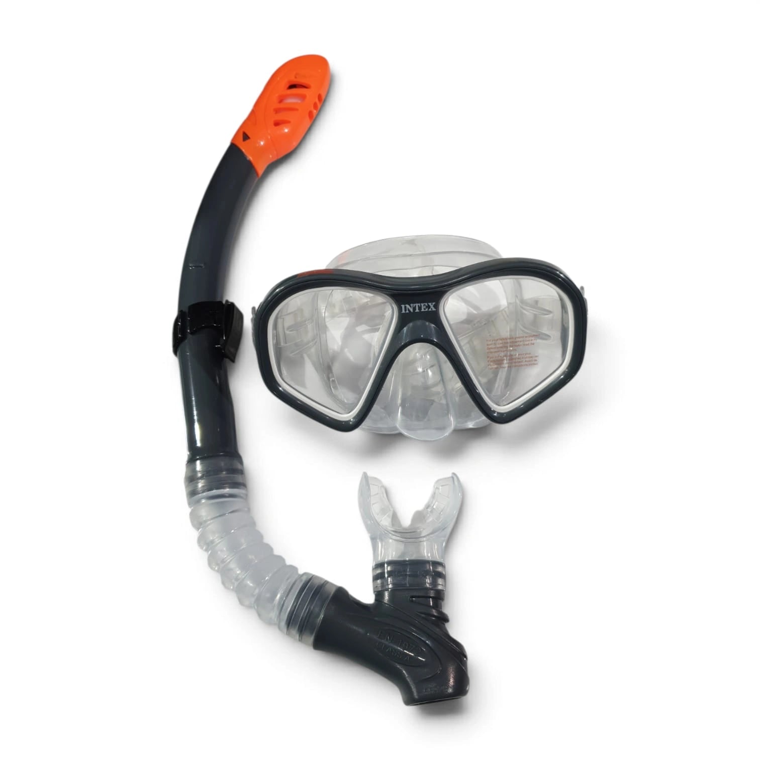 Aqua Flow Adult Snorkel and Goggles Set – Snorkeling Mask & Dry Snorkel Combo for Swimming and Diving