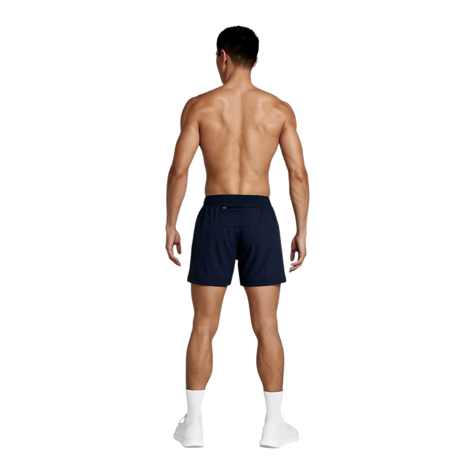 HAMMER Men's Sports Shorts – Performance Training Shorts with Back Zip Pocket