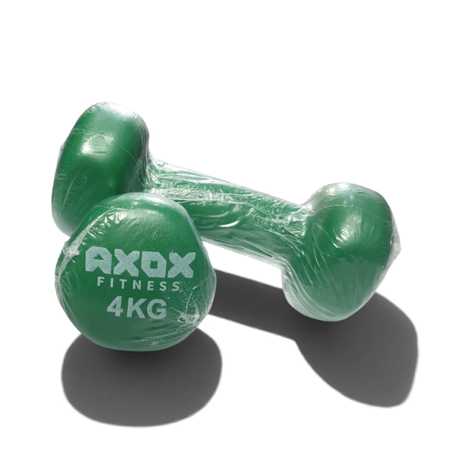 AXOX Neoprene Dumbbells 4kg – Non-Slip Hand Weights for Home Gym & Fitness Training