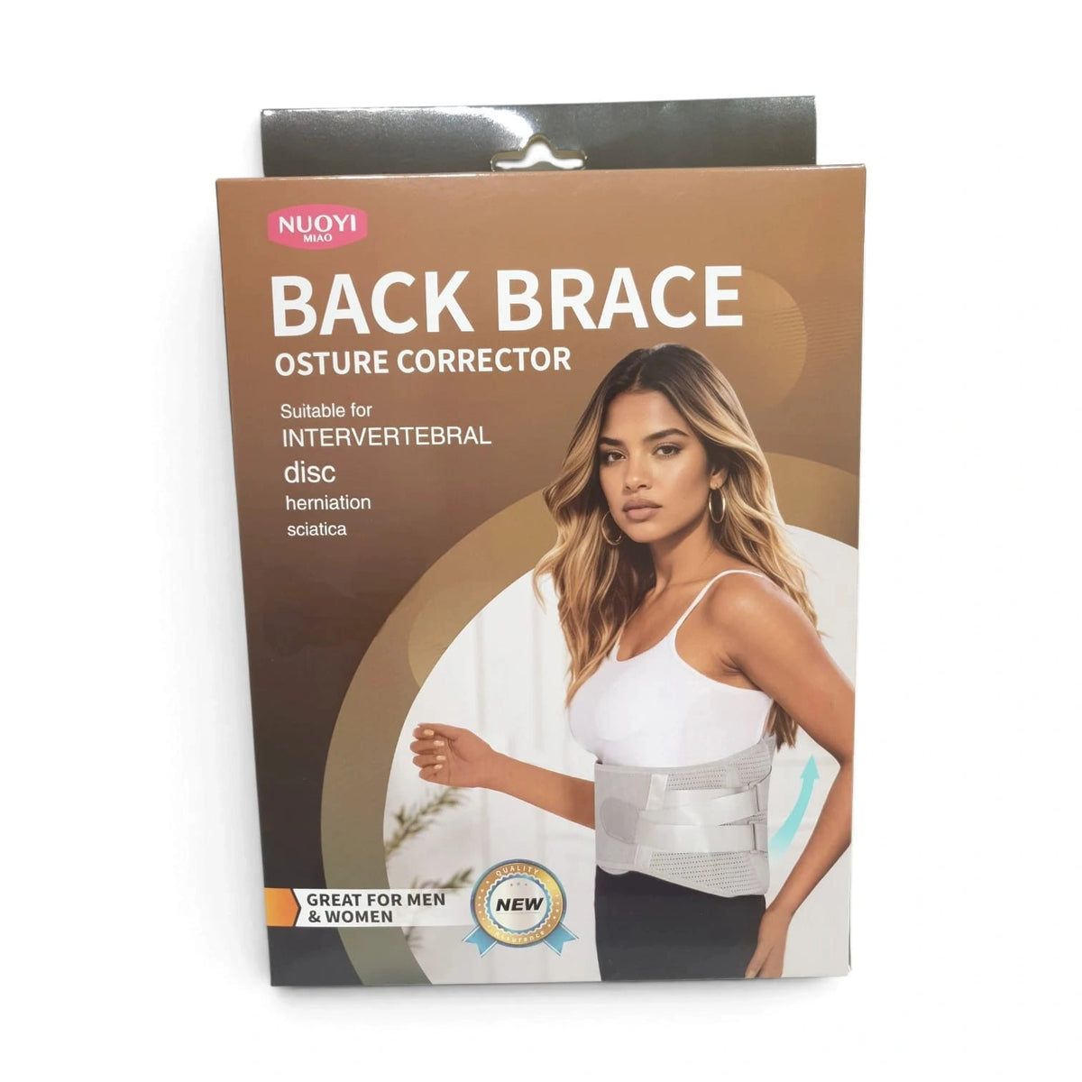 NUOYI Back Brace – Adjustable Back Support Belt for Sports & Daily Use