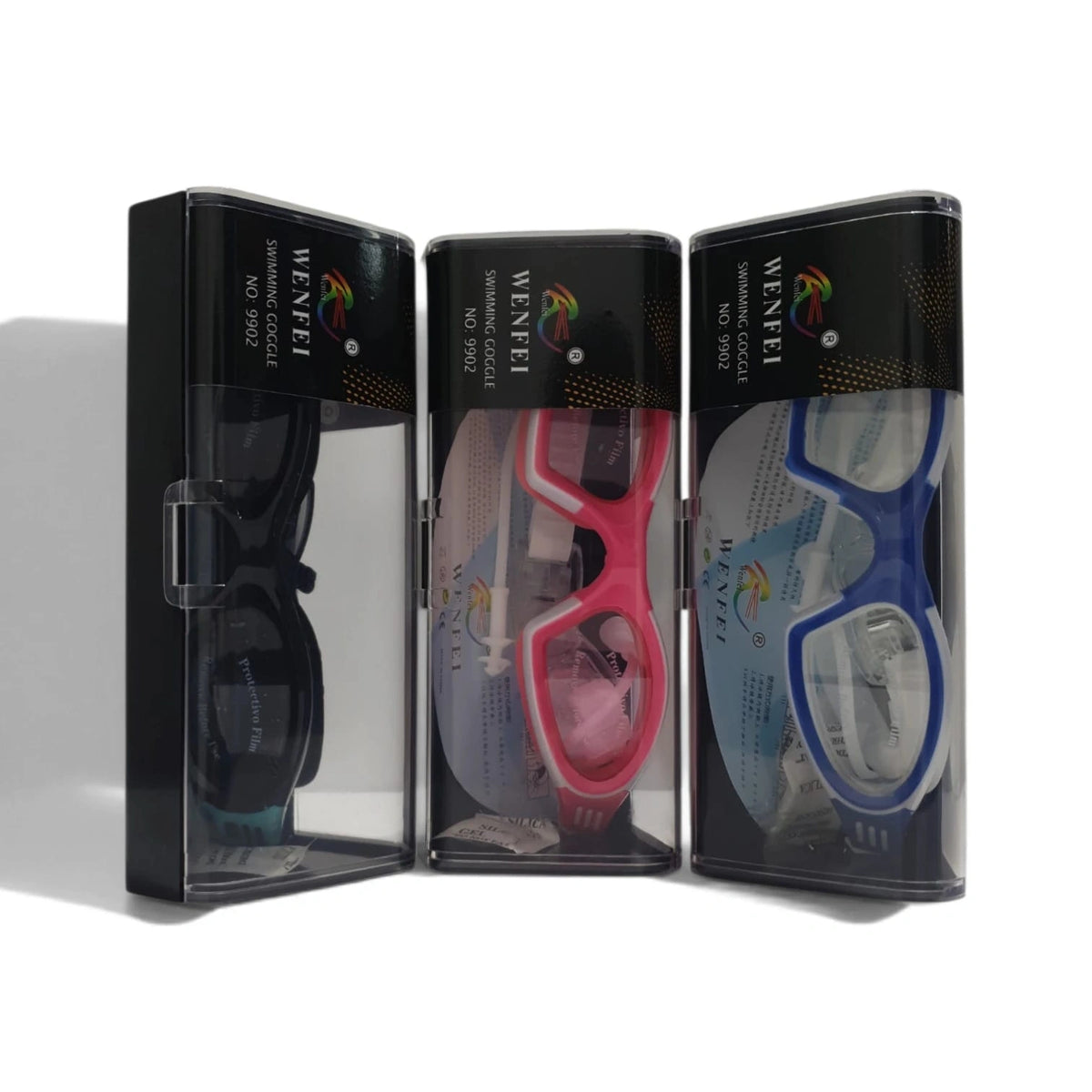WENFEI Swimming Goggles – Adjustable Unisex Swim Goggles for Adults & Youth
