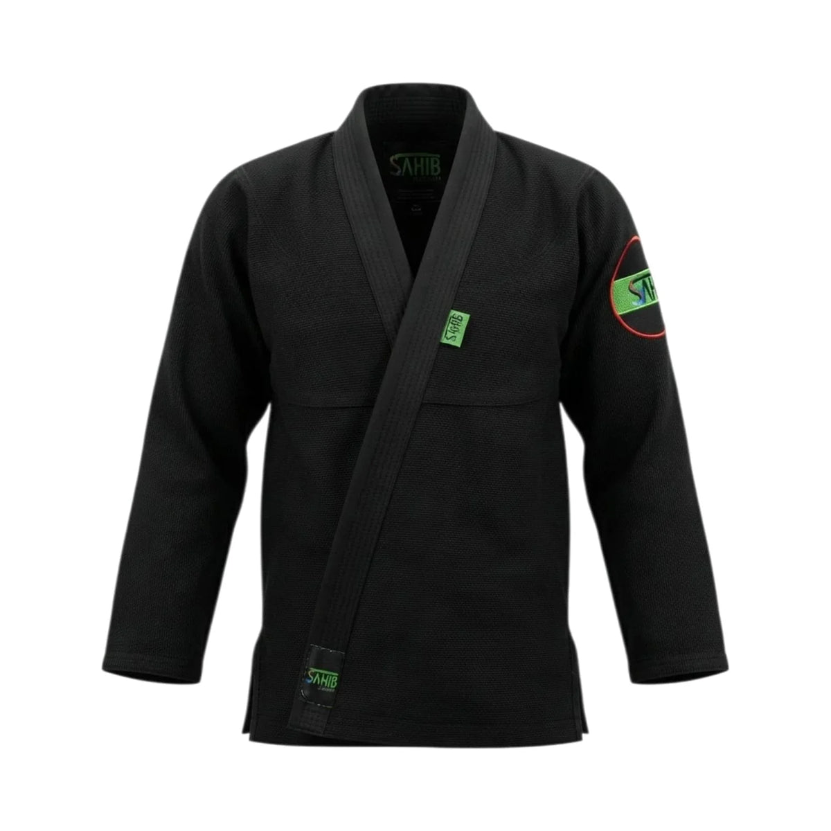 SAHIB Jiu Jitsu UAE Series 500 GSM Black Gi – Brazilian Jiu Jitsu Kimono for Training & Competition