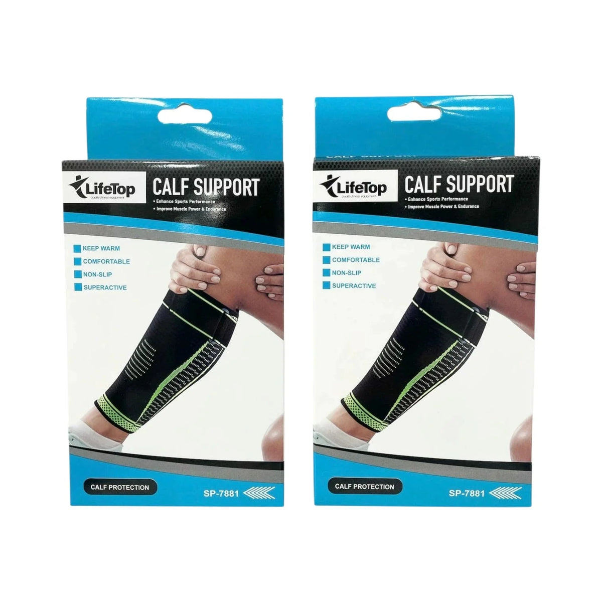 LIFETOP Calf Support – Compression Calf Sleeve for Sports, Fitness & Training