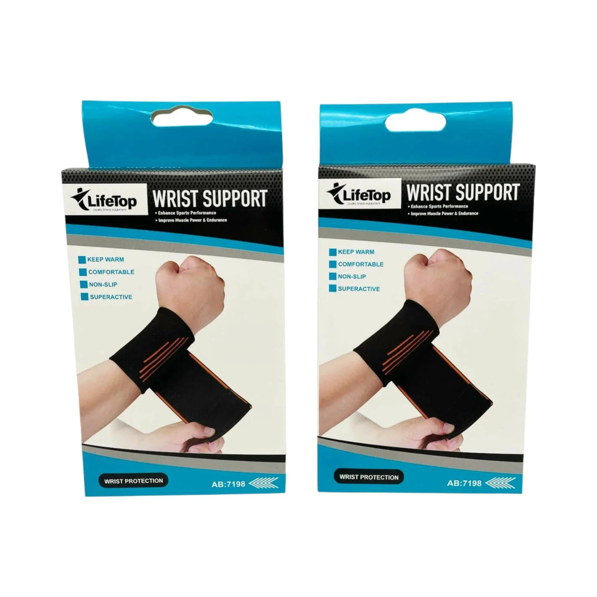 LIFETOP Wrist Support – Compression Wrist Brace for Sports, Fitness & Training