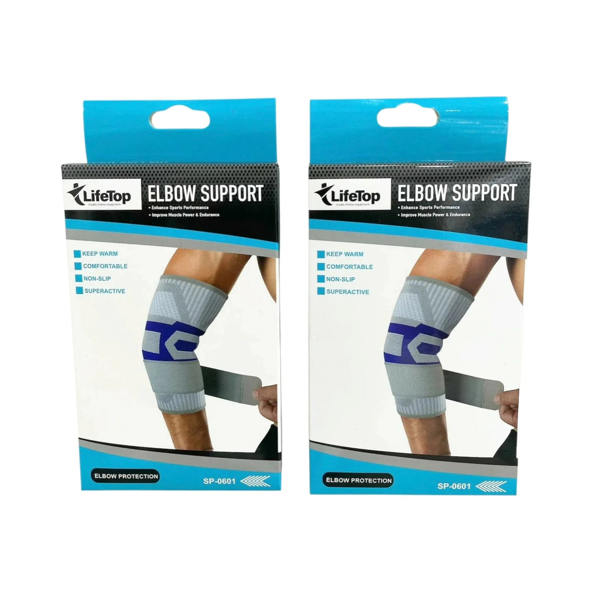 LIFETOP Elbow Support – Elbow Brace for Gym, Fitness, Sports & Strength Training