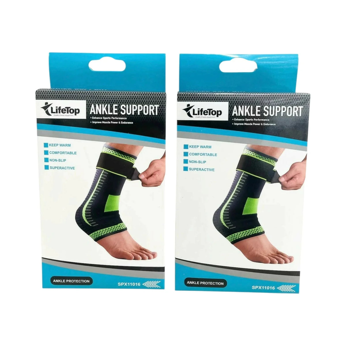 LIFETOP Ankle Support – Ankle Brace for Gym, Fitness, Sports & Training