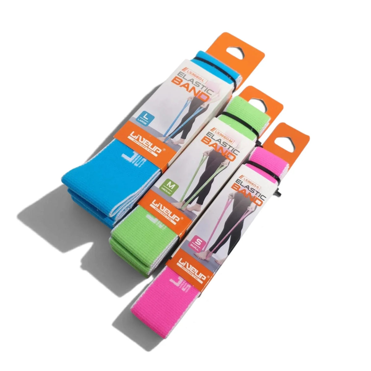 LIVEUP Resistance Band – Elastic Exercise Band for Gym, Home Workouts, Fitness & Strength Training