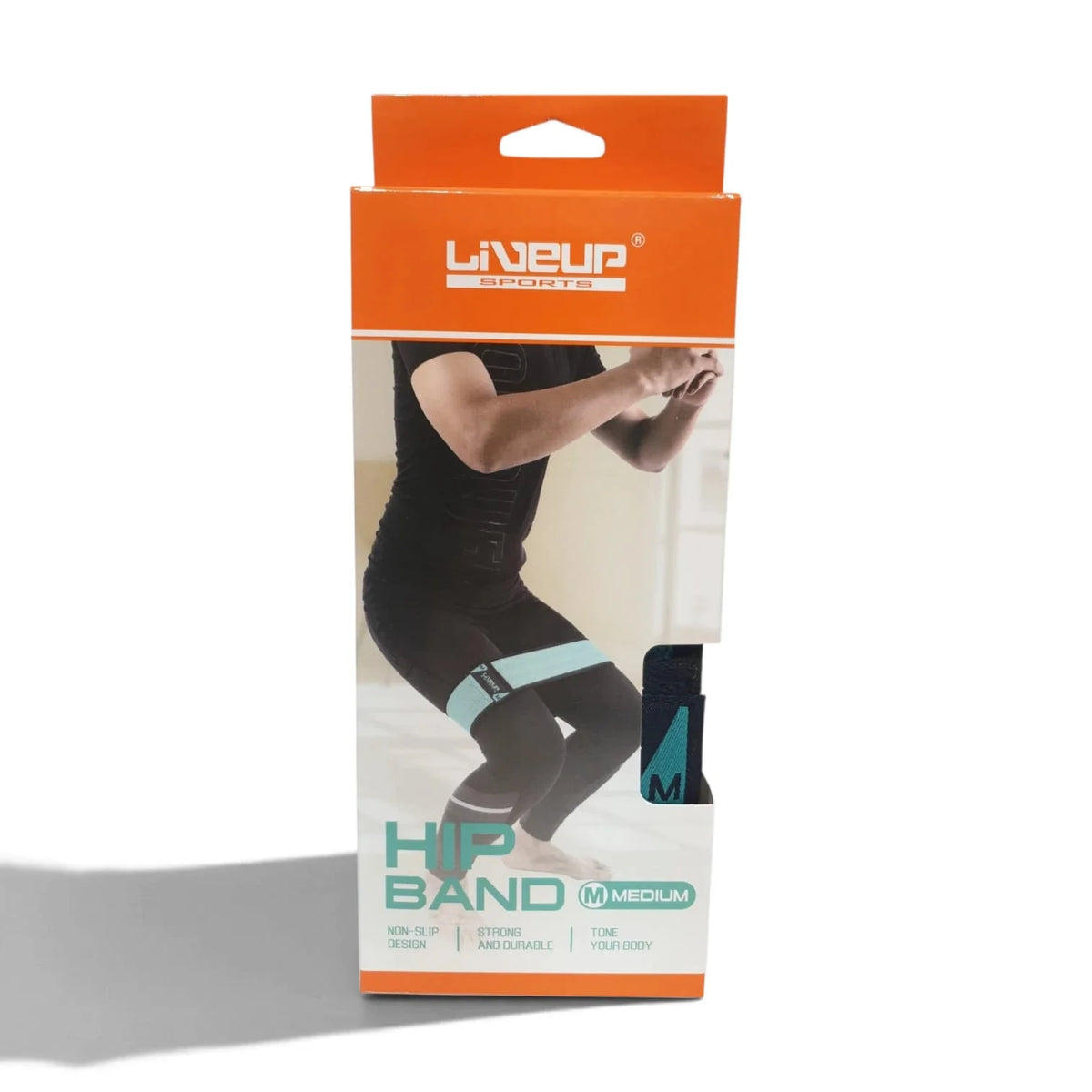 LIVEUP Hip Band – Resistance Band for Glutes, Legs, Gym, Home Workouts & Fitness Training